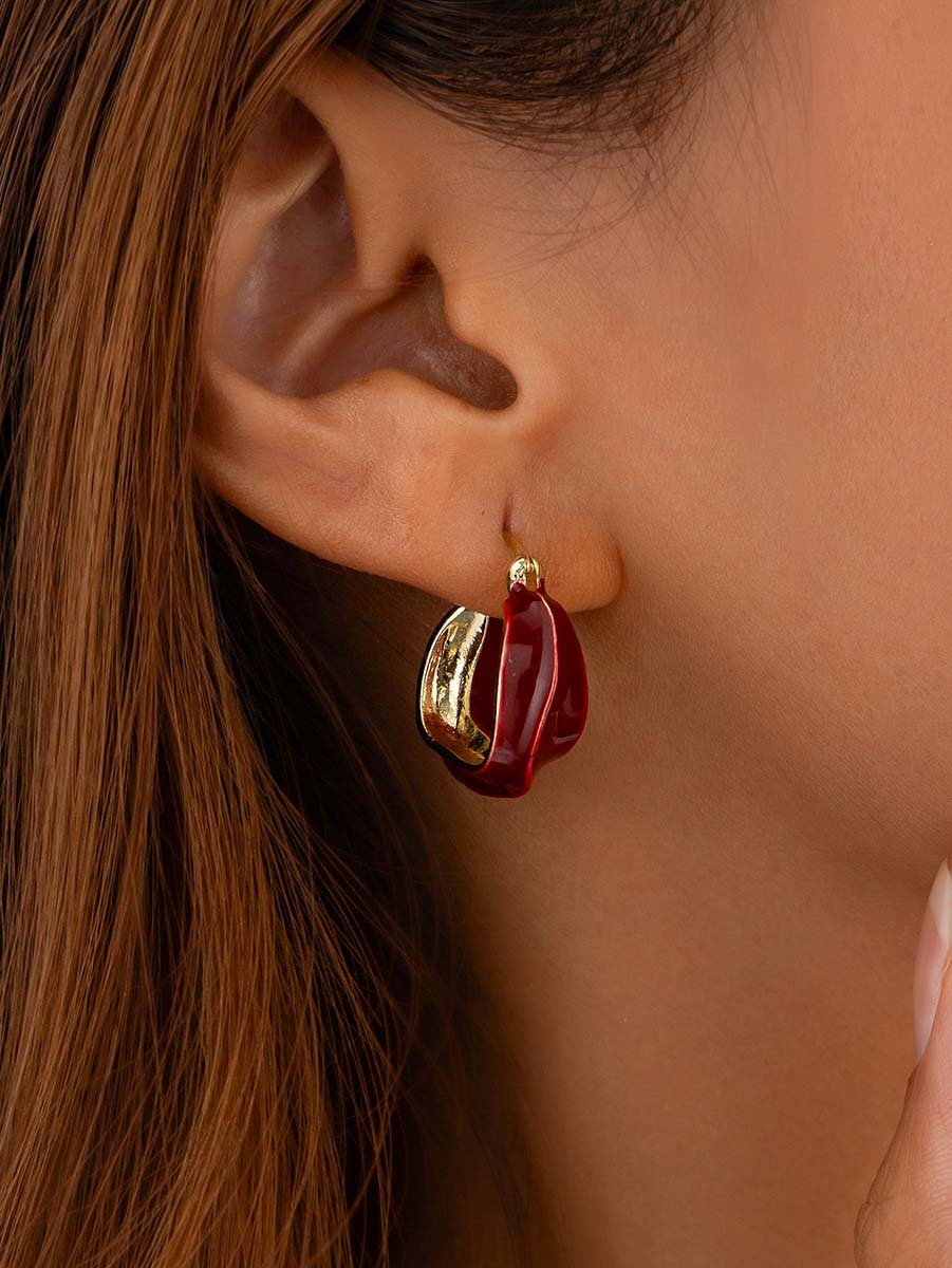 Geometric Twist Earrings