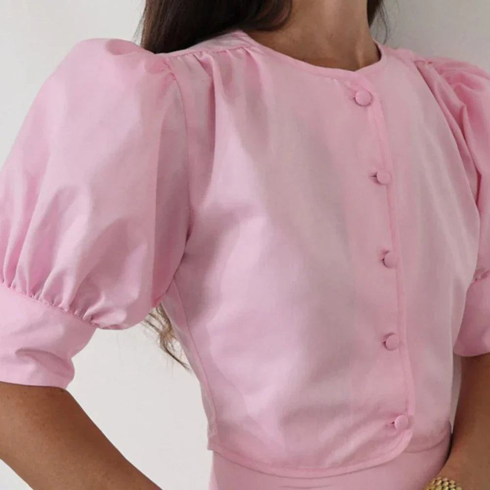 Blush Pink Two-Piece Midi Dress | Elegant Day-to-Night Set