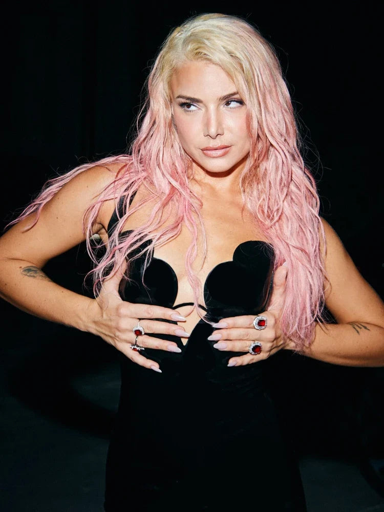 Black Deep V Neck Bandage Jumpsuit | Slim Pencil Pants