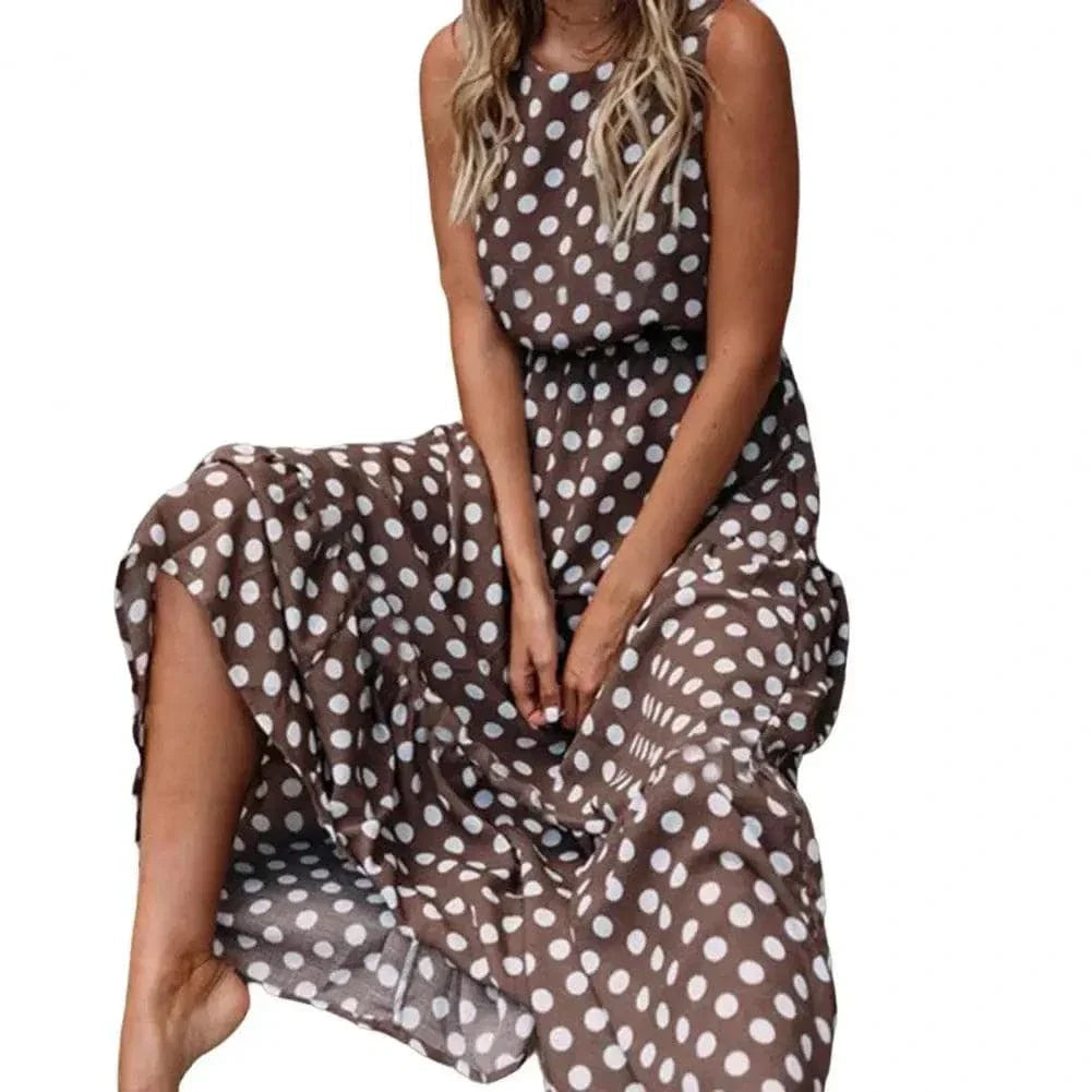 Stylish Sleeveless High Waist Dress