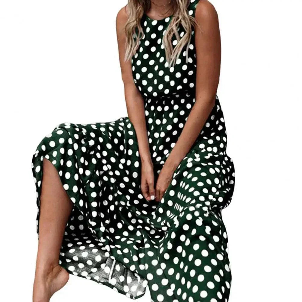 Stylish Sleeveless High Waist Dress