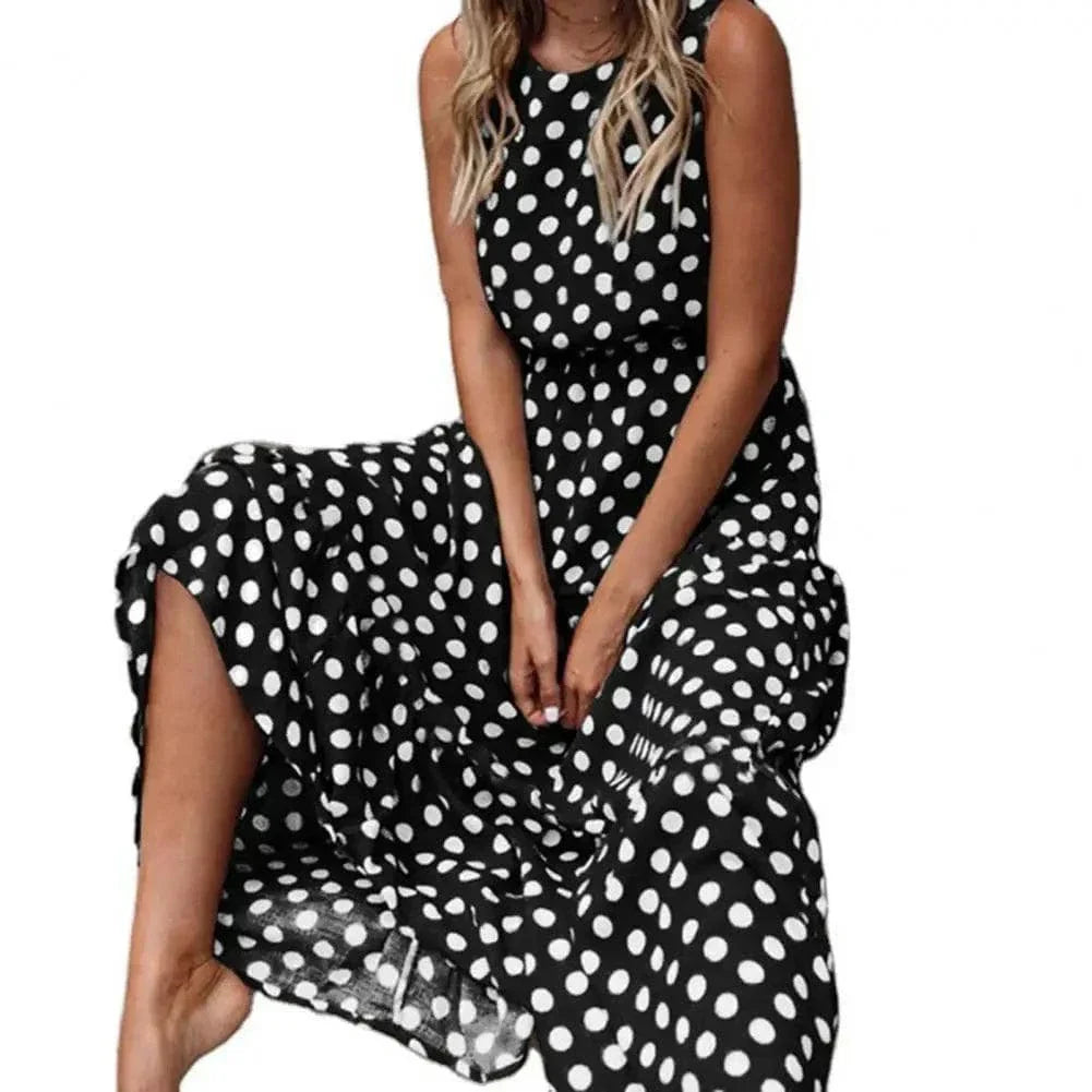 Stylish Sleeveless High Waist Dress