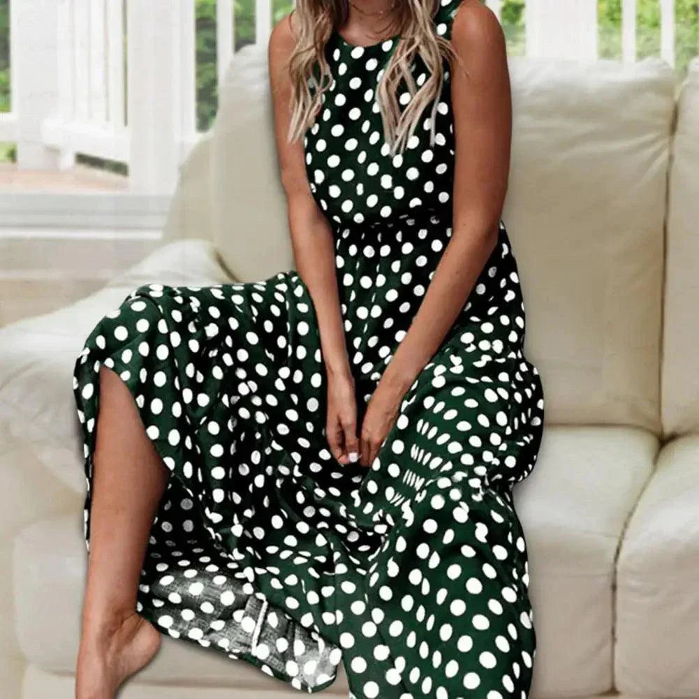 Stylish Sleeveless High Waist Dress